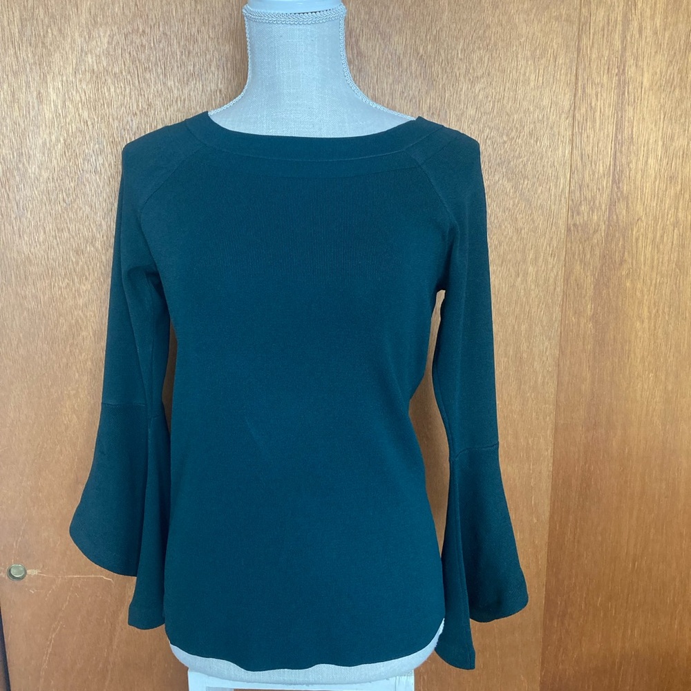 INC Forest Green top